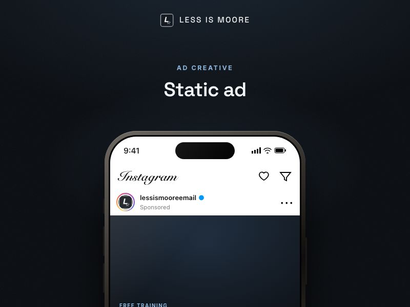 Static ad preview